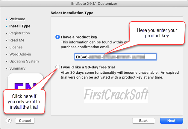 Endnote Free Product Key