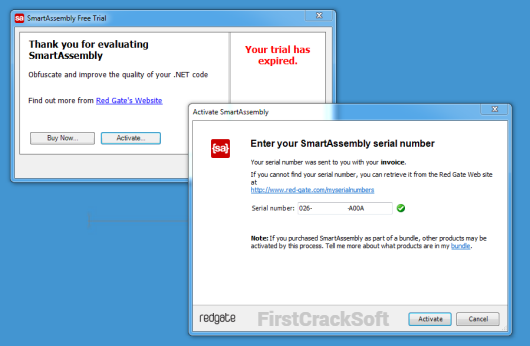 RedGate SmartAssembly Serial Code 