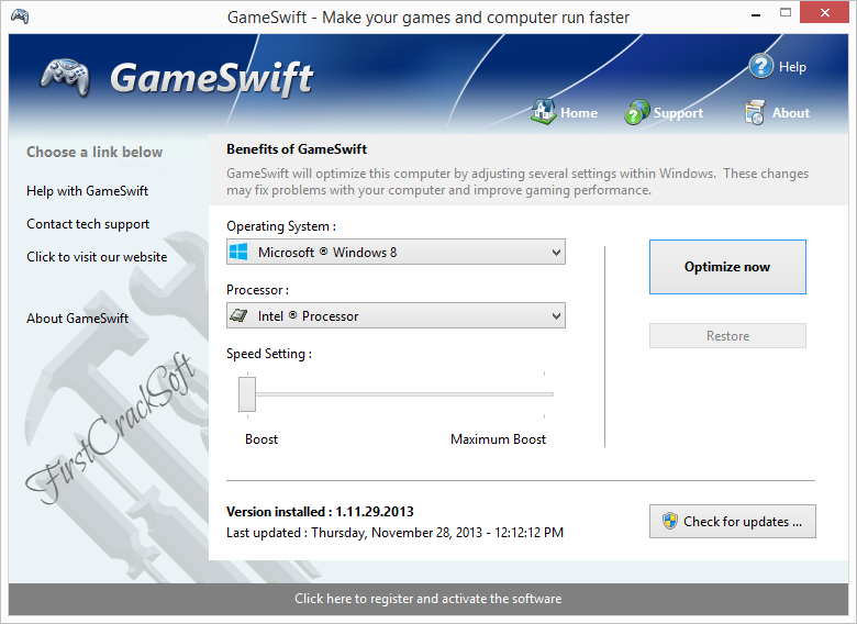 PGWARE GameBoost Crack Activation 