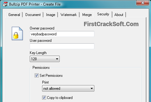 BullZip PDF Printer Crack Activation 