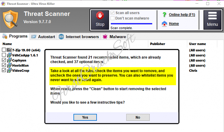 Ultra Adware Killer License Activation